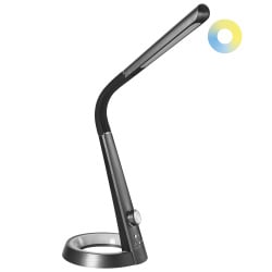 Lampa biurkowa LED CANOPUS Z portem USB Czarny