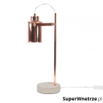 Lampa biurkowa miedziana 37 cm Innamorato BLmeble