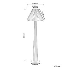 Lampa podłogowa ALIGIDE Drewno Naturalny