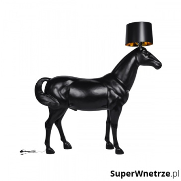 Lampa podłogowa 230x215cm Horse 1 Up czarna