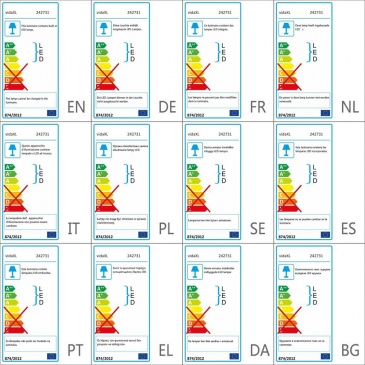 Lampa podłogowa przyciemniana LED 23 W złota