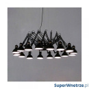 Lampa Ragno 12 King Bath Spider czarna