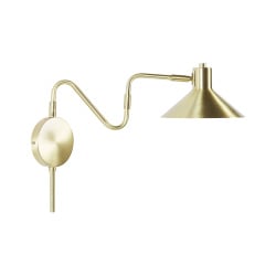 Lampa ścienna BALIEM Regulowana Metal Złoty