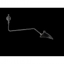 Lampa ścienna crane-1w czarna 99 cm
