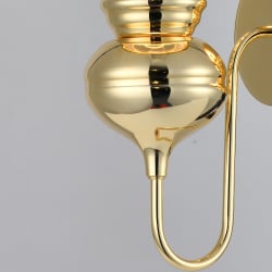 Lampa ścienna queen złota 25 cm
