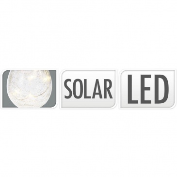 Lampa solarna LED, ogrodowa, lampka ekologiczna wisząca, żarówka, 7,5x15 cm