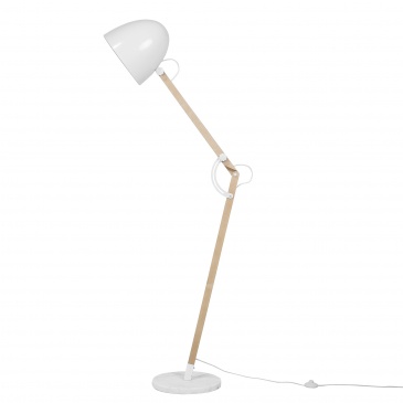 Lampa stojąca biała 175 cm Gregorio BLmeble