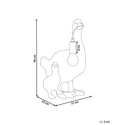 Lampa stołowa Kaczka DAFFY Biały