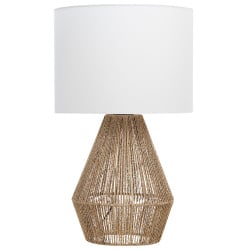 Lampa stołowa malewa plecionka naturalny