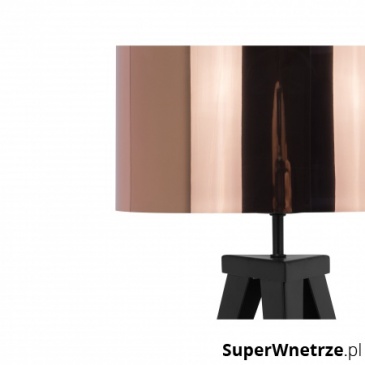 Lampa stołowa miedziana 55 cm Persico