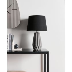 Lampa stołowa MONTAGUA Ceramika Szary