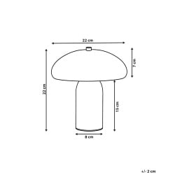 Lampa stołowa SANYA Metal Żółty