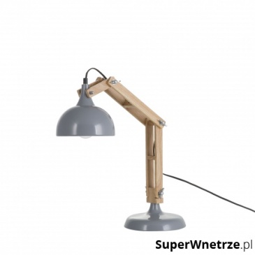 Lampa biurkowa szara 53 cm Silvestri BLmeble