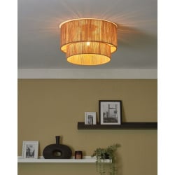 Lampa sufitowa doring juta naturalny