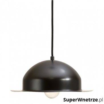 Lampa wisząca 25 cm Gie El stalowa czarna