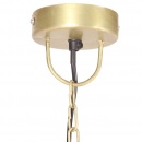 Lampa wisząca, 25 W, kolor mosiądzu, okrągła, 48 cm, E27