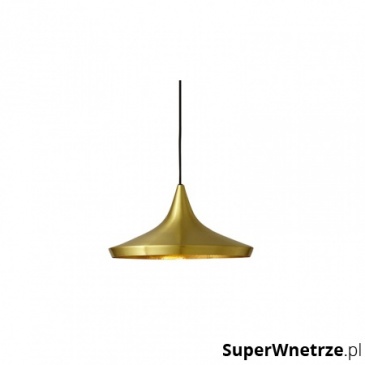 Lampa wisząca BET SHADE WIDE złota - środek złoty