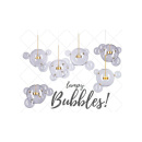 Lampa wisząca BUBBLES -14 LED chrom 3000K