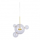 Lampa wisząca BUBBLES 3+1 LED złota 3000K