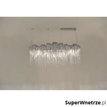 Lampa wisząca King Home Cadena srebrna