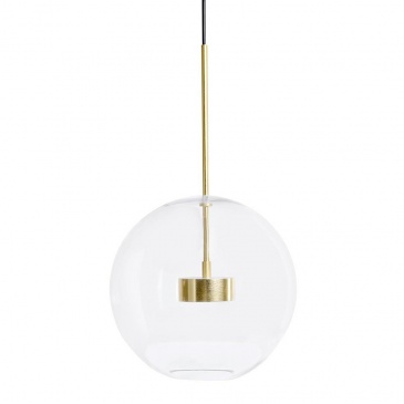 Lampa wisząca CAPRI złota - LED, aluminium, szkło