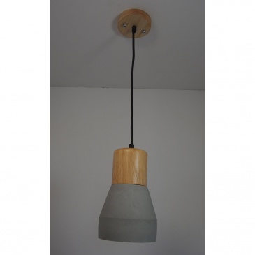 Lampa wisząca concrete szary beton 12 cm