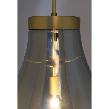 Lampa wisząca Flame Smoky XL 40x40x160 cm