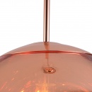 Lampa wisząca glam s 18 cm miedziana