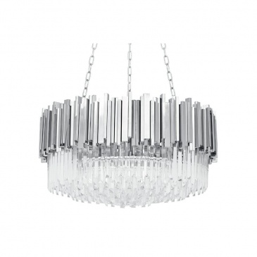 Lampa wisząca IMPERIAL SILVER 80 - stal, kryształ