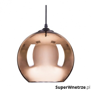 Lampa wisząca Mirror Glow L miedziana