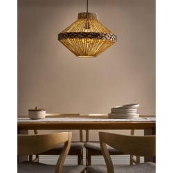 Lampa wisząca RABACCA Papierowa plecionka Naturalny Lampa wisząca RABACCA Papierowa plecionka Naturalny