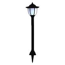 Lampy solarne do ogrodu, 6 szt., LED, czarne Lampy solarne do ogrodu, 6 szt., LED, czarne