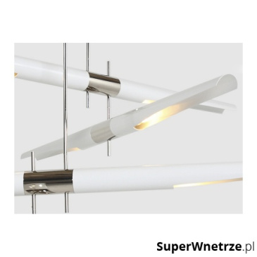 Lampy wiszące 189cm Step into design Dragonfly duo biało-chromowane