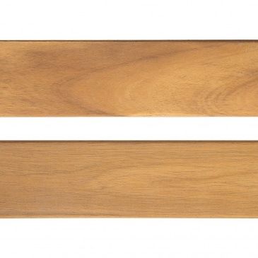 Ławka ogrodowa z certyfikowanego drewna 120 cm beżowa poduszka VIVARA