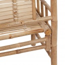 ławka ogrodowa z poduszką, 120 cm, bambusowa