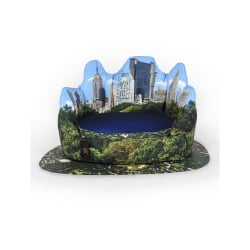 Legowisko dla psa new york z matą