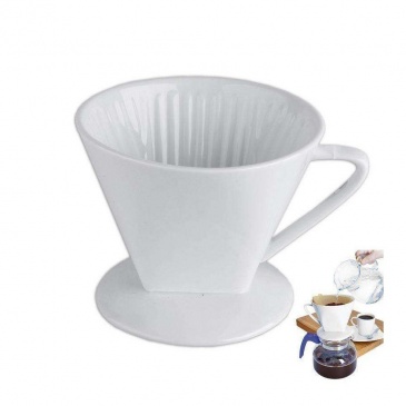Lejek do filtrowania kawy zaparzacz porcelanowy
