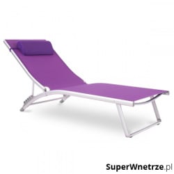 Leżak basenowy Venezia : Kolor - platyna/fiolet