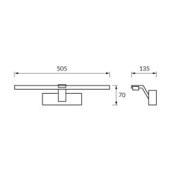 LIMBA LED 11W BLACK CCT