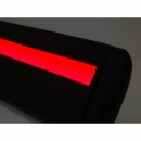 Łóżko czarne LED 180 x 200 cm skóra ekologiczna Astro BLmeble