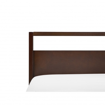 Łóżko drewniane 140 x 200 cm ciemne GIULIA