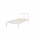 Łóżko drewniane 90 x 200 cm białe VANNES