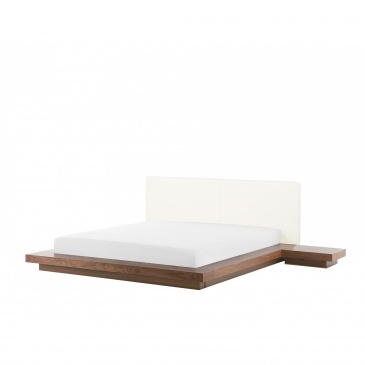 Łóżko jasne drewno 160 x 200 cm ZEN