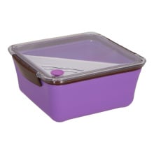 Lunch box divided z widelcem 2,6l         fioletowy