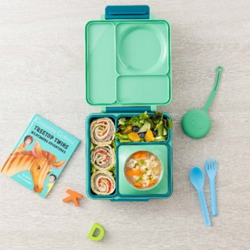 Lunch box z termosem Omie zielony