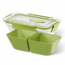 Lunchbox 0,5 L EMSA Bento Box biało-zielony