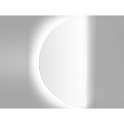 Lustro łazienkowe led loue srebrny