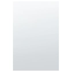 Lustro ścienne 60 cm srebrny angers