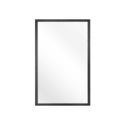 Lustro ścienne 60 x 90 cm czarne MORLAIX