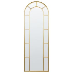 Lustro ścienne crosses 60 cm 170 cm metal złoty